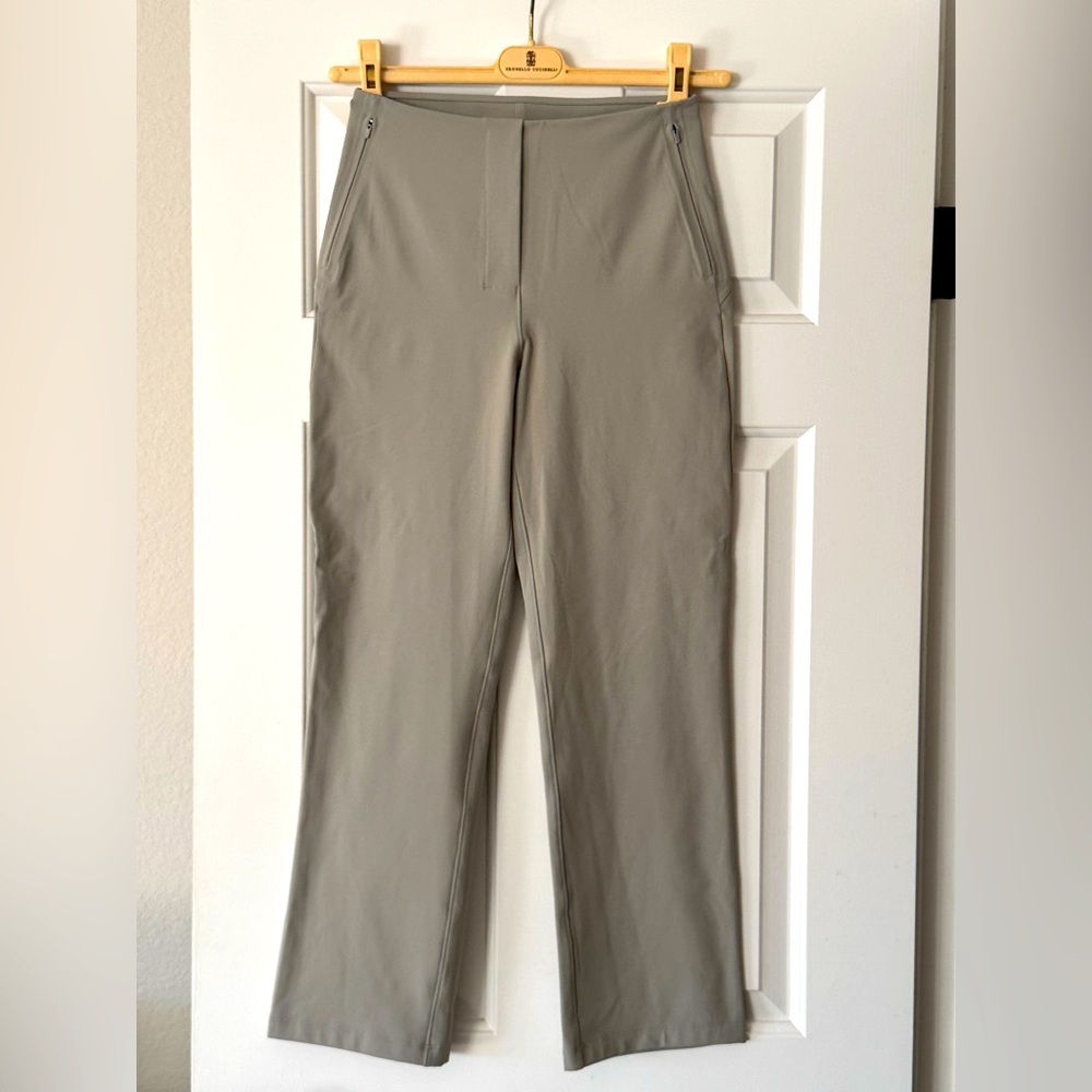 Lululemon Pull-On High-Rise Cropped Pant 4, 25”, Riverstone color, Excellent